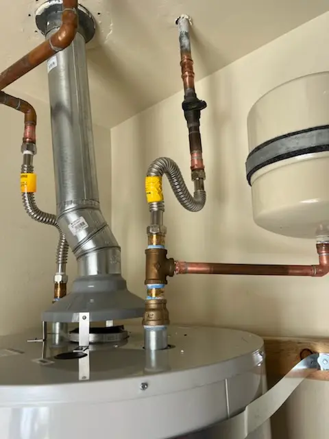 Water heater installation and plumbing repair in Chester